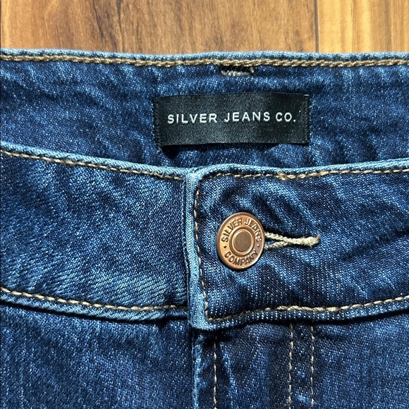 NEW Silver Suki Long Jean Shorts - Picture 3 of 8